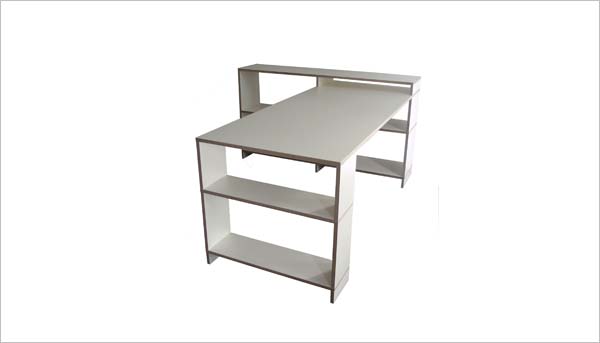 Tisch- Regalkombination